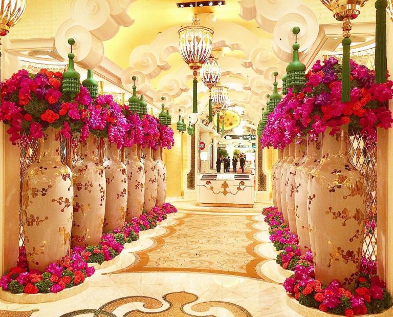 outdoor wedding decoration dubai garden setup lights