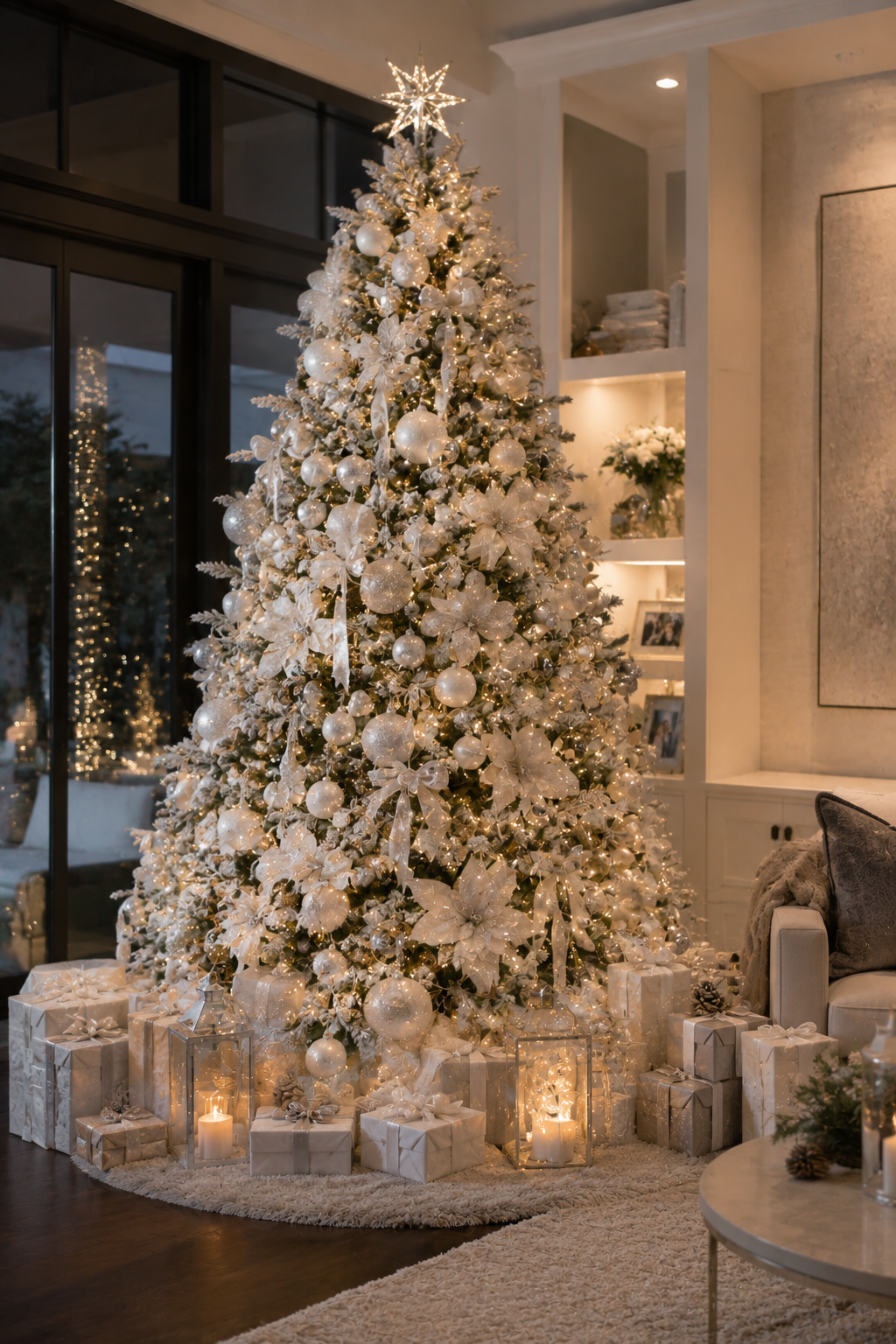 Custom Christmas tree themes and luxury holiday ornaments in Dubai UAE