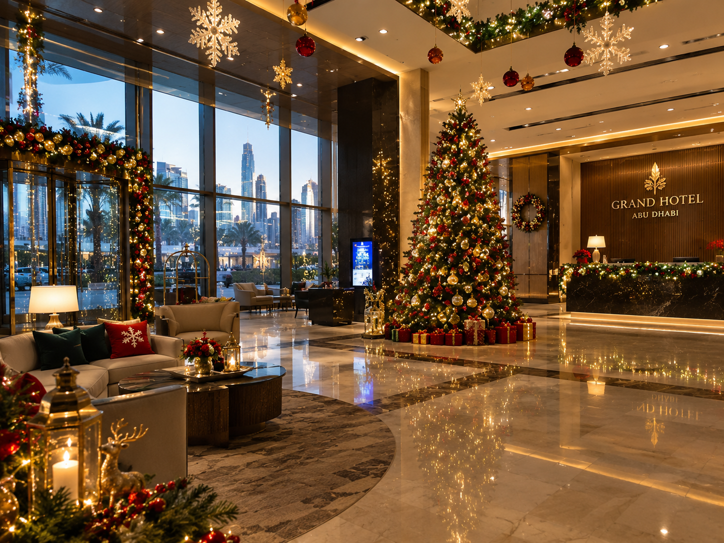 Christmas Office Decoration Abu Dhabi
