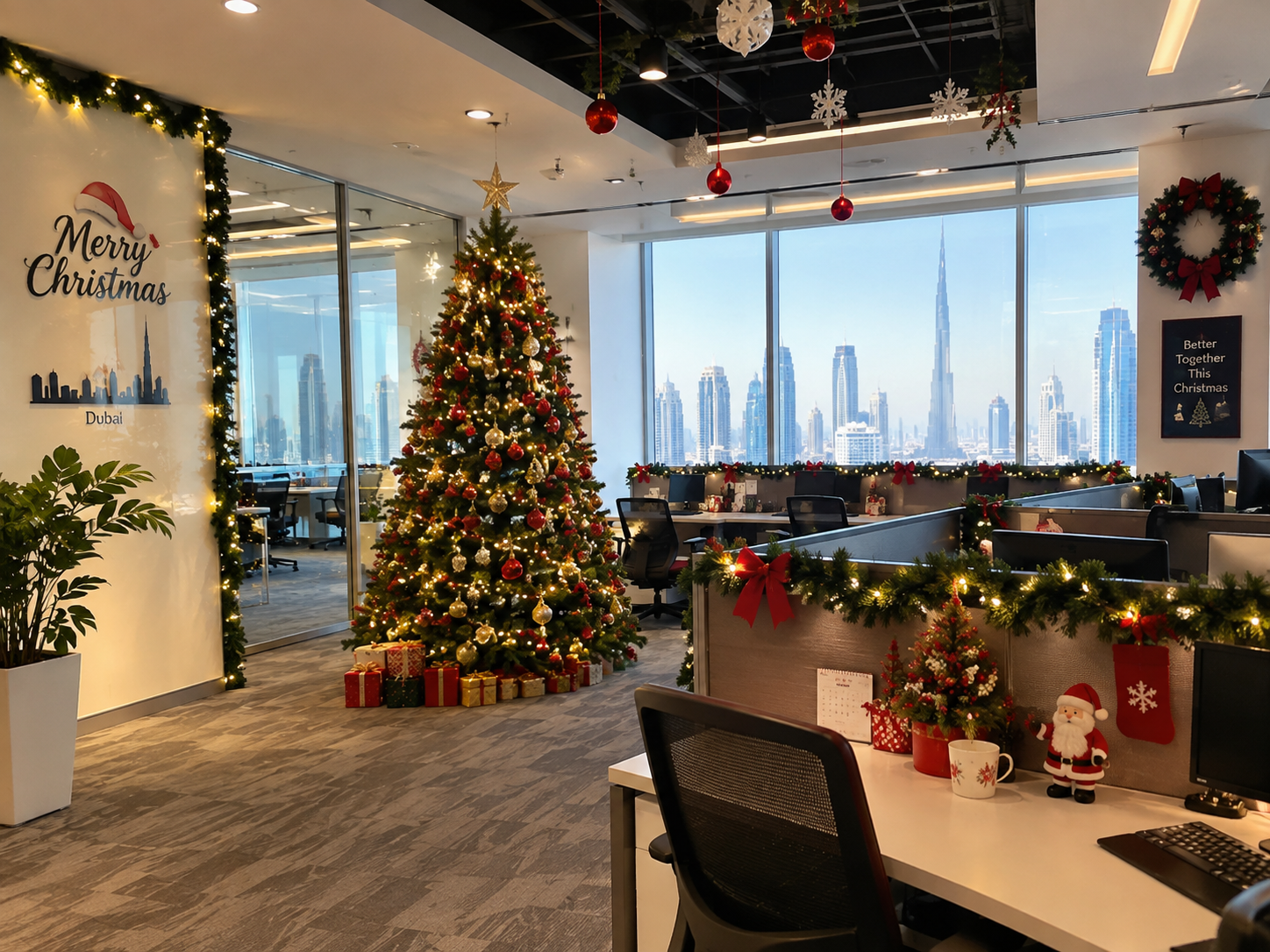 Christmas Office Decoration Dubai