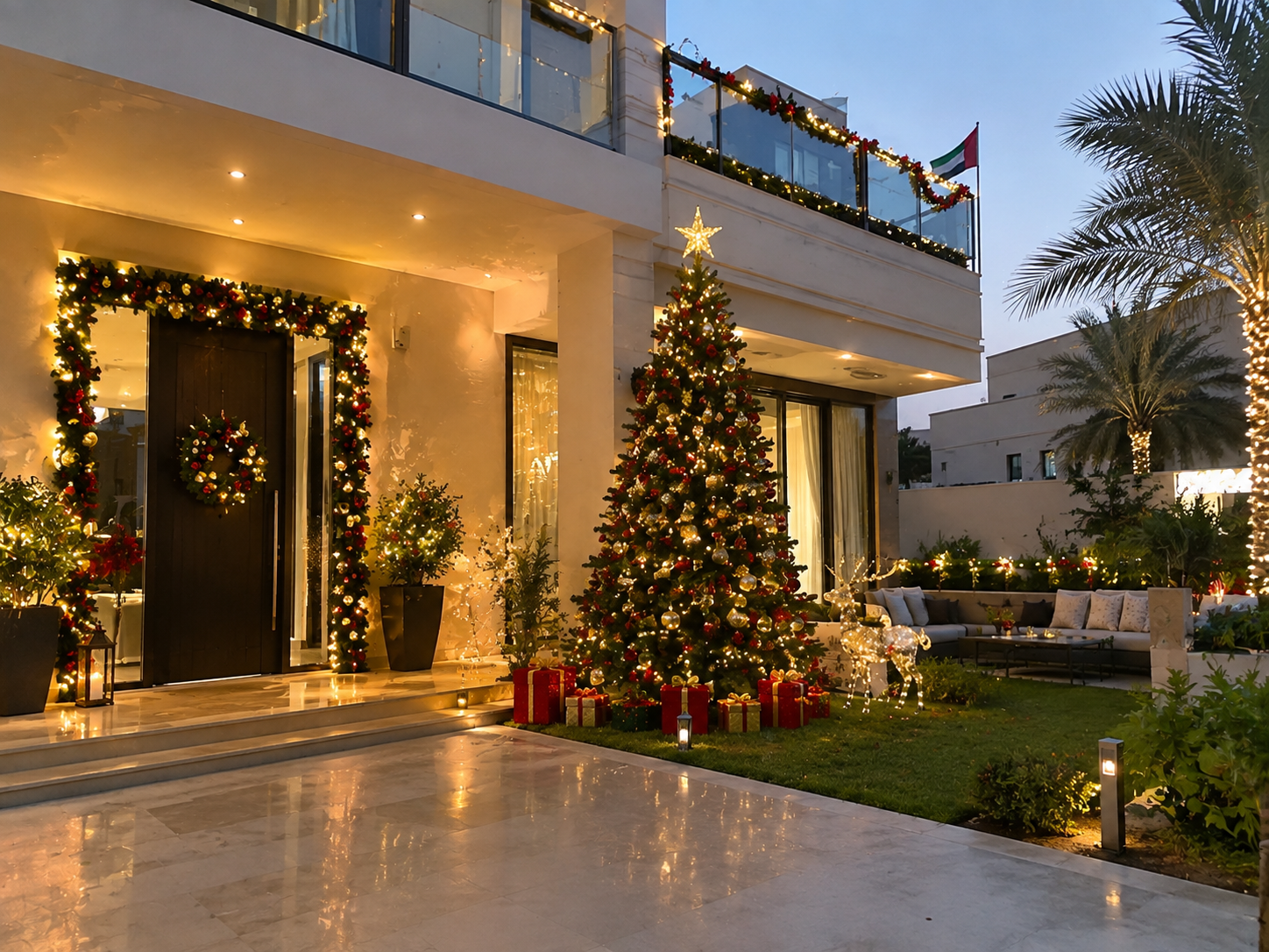 Christmas Decorations for Abu Dhabi Villas and Homes