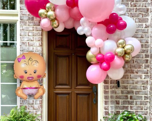 helium balloon setup Dubai event decoration