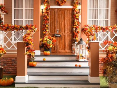 Sophisticated luxury Halloween party decorations and high-end event styling in Dubai by Infinite Festive Decor
